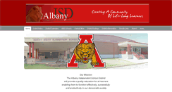 Desktop Screenshot of albanyisd.net